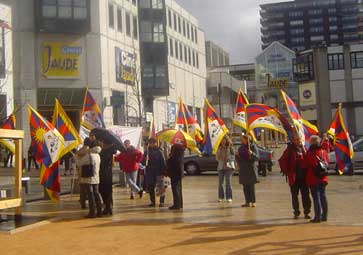 Manifestation de soutien au Tibet