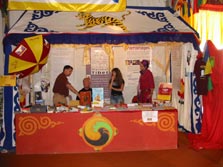 Le stand Auvergne Mainpat Tibet