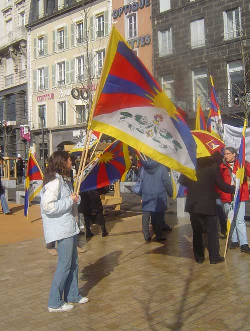 Manifestation de soutien au Tibet