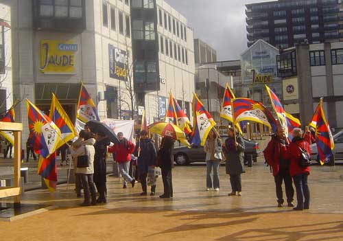 Manifestation de soutien au Tibet