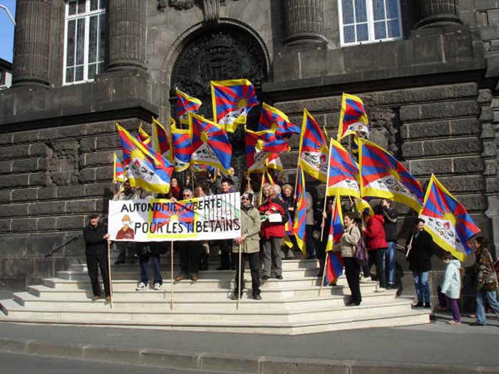 Manifestation de soutien au Tibet