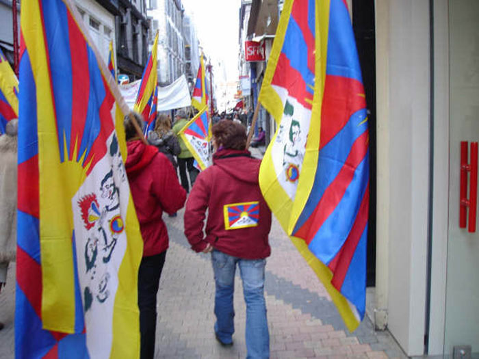 Manifestation de soutien au Tibet