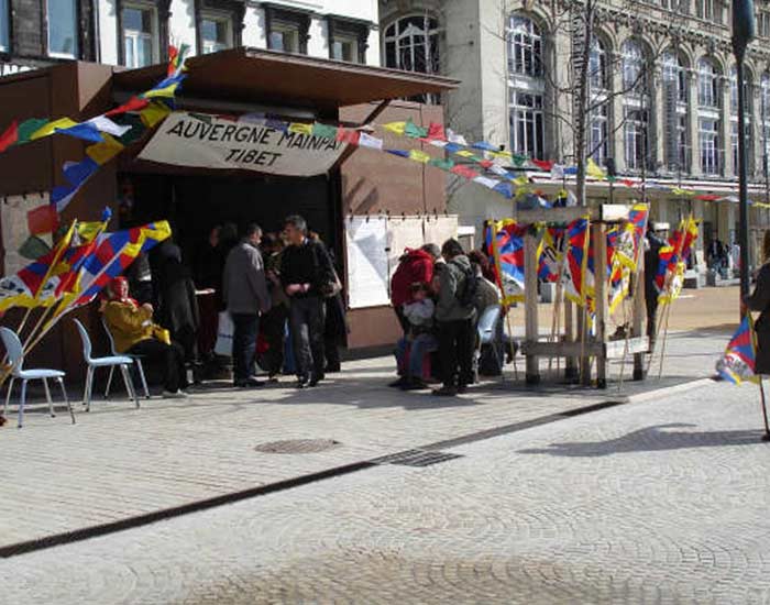 Manifestation de soutien au Tibet